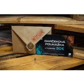 Darčeková poukážka - 30€ + darčekové balenie